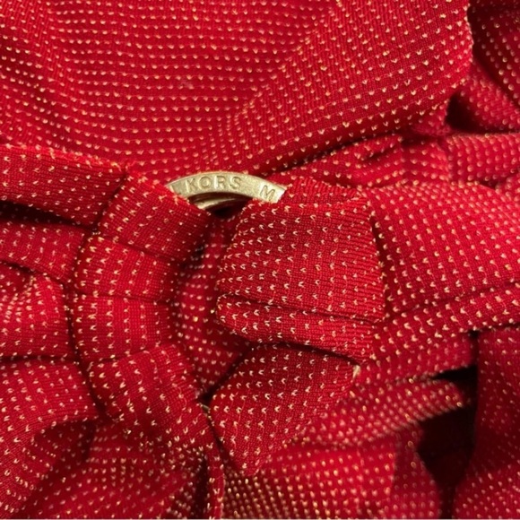 NWT MICHAEL Michael Kors Sparkly Wrap Dress - Picture 12 of 14